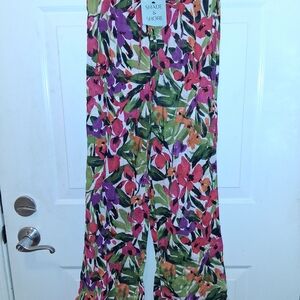 Shade & Shore Women's Floral Wide-Leg Pants - Multicolor